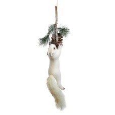 Kerstbal "Eekhoorn aan Denappel" 60 cm